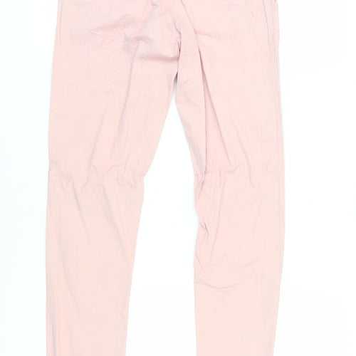 Roxy Women's Pink Chino Trousers XS Comfortable