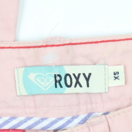 Roxy Women's Pink Chino Trousers XS Comfortable