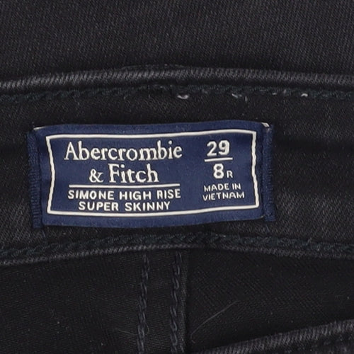 Abercrombie & Fitch Women's Black Skinny Jeans Size 8