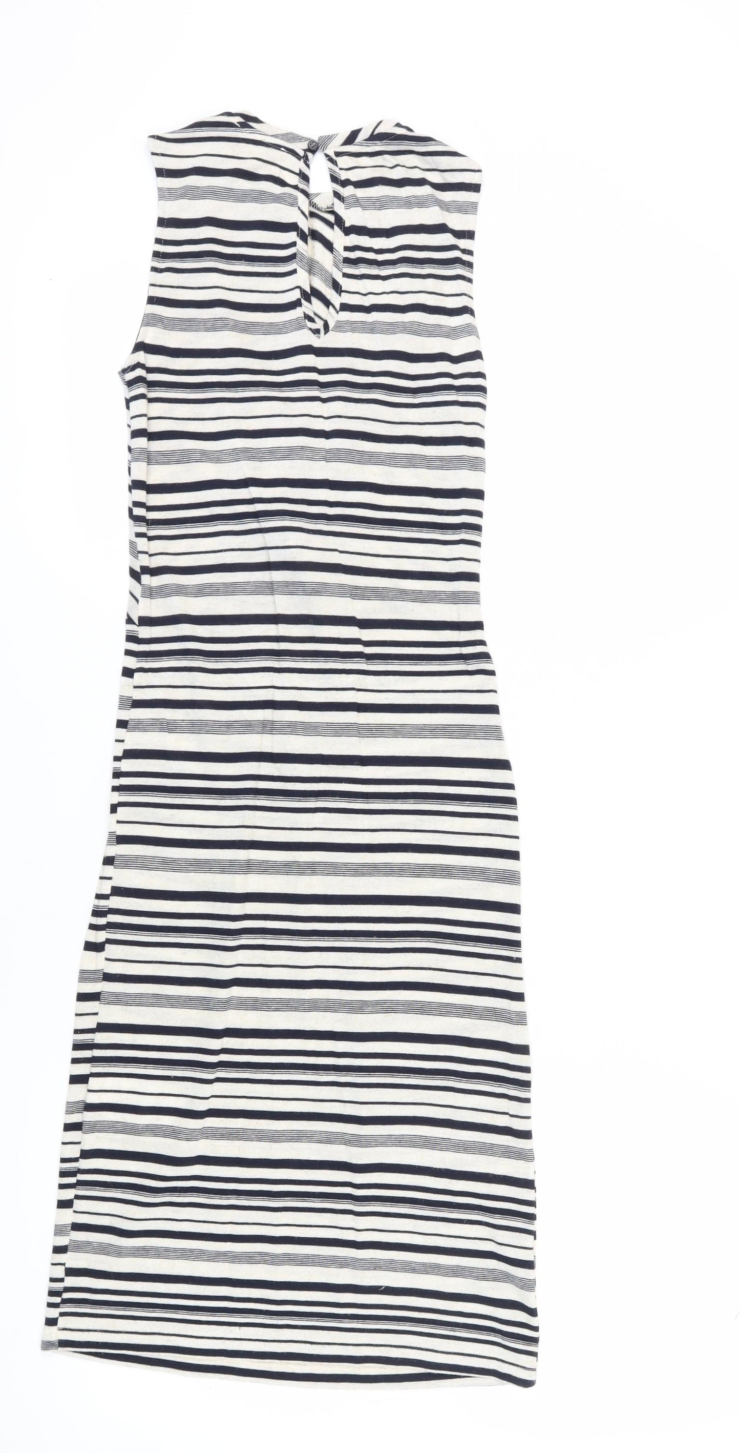 Whistles Women's Striped Dress, Size 8, Multicoloured