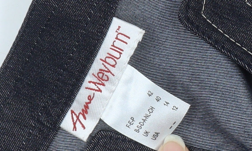 Anne Weyburn Women's Grey Dress, Size 14, Casual Wear
