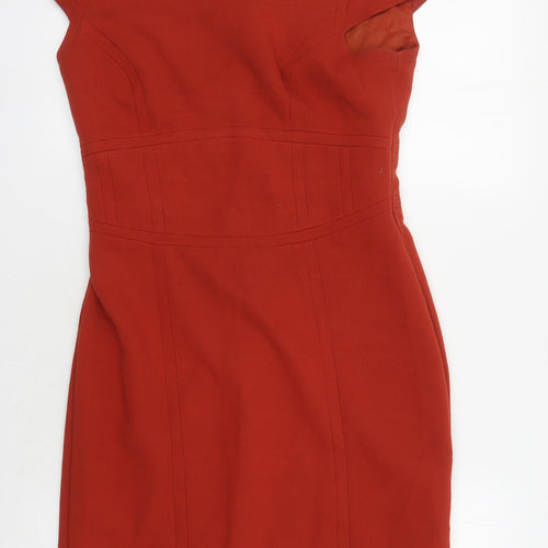 Marks and Spencer Women's Red Sheath Dress Size 10