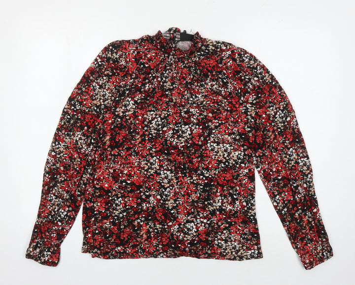 Wallis Women's Multicoloured Floral Blouse Size 10