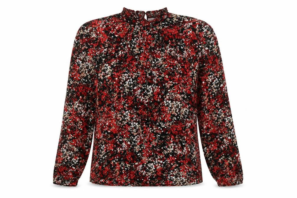 Front view of Wallis Women's Multicoloured Floral Blouse, size 10