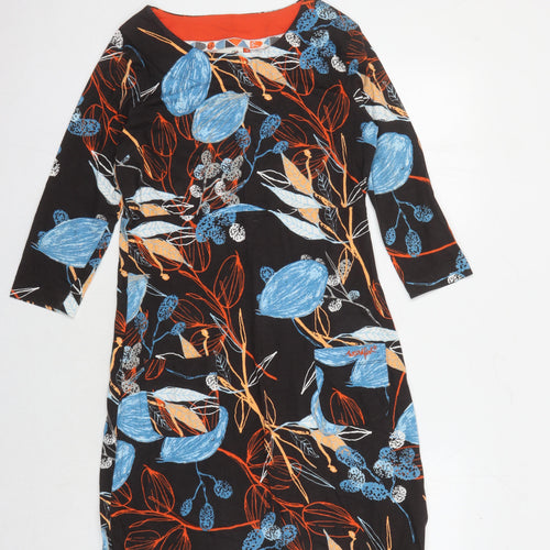 Weird Fish Women's 3/4 Sleeve Floral Dress Size 10