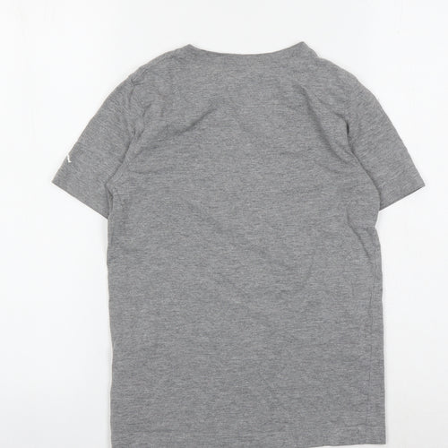 Jordan Boys Grey Graphic Print T-Shirt Size 10-12 Years