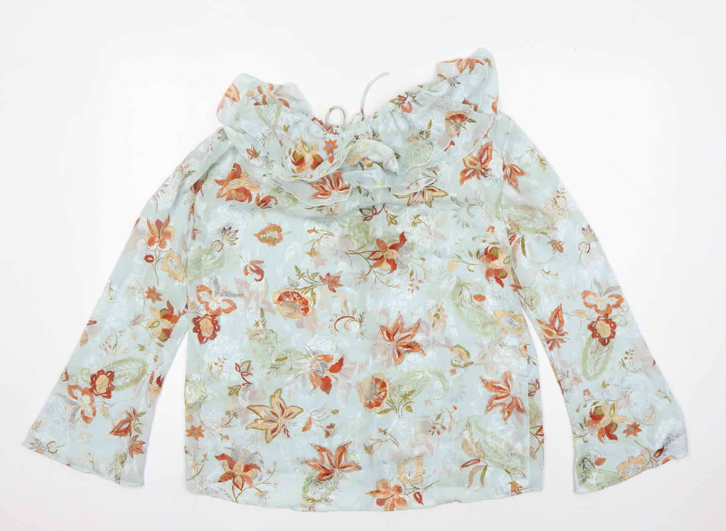 Zara Women's Multicoloured Floral Tunic Blouse - Size S