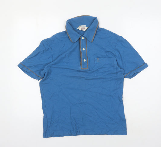 Original Penguin Men's Blue Slim Fit Polo Shirt