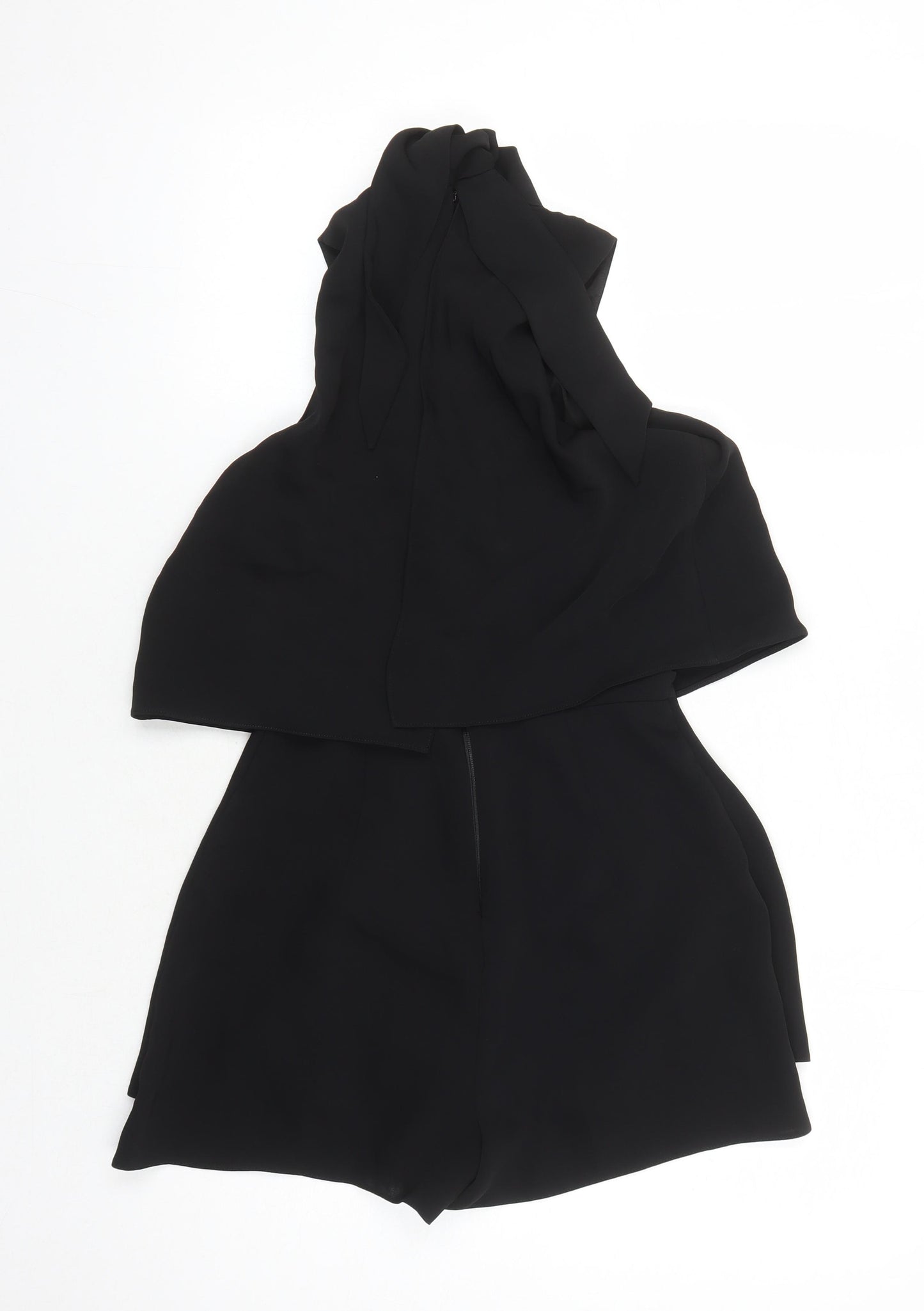 River Island Women's Black Sleeveless Playsuit Size 6