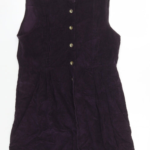 Bridgewater Women's Purple Corduroy Jumper Dress Size 10