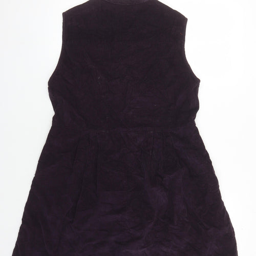 Bridgewater Women's Purple Corduroy Jumper Dress Size 10