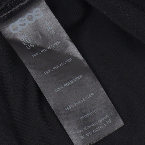 ASOS Women's Black Shift Dress Size 8
