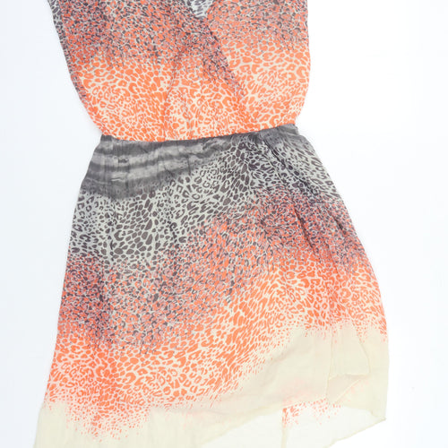 Warehouse Women’s Multicoloured Silk A-Line Dress
