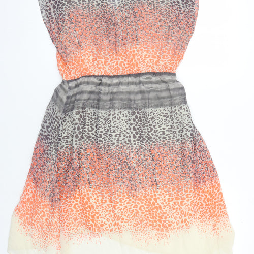 Warehouse Women’s Multicoloured Silk A-Line Dress