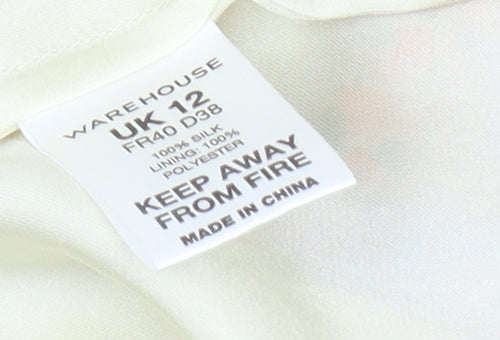 Warehouse Women’s Multicoloured Silk A-Line Dress