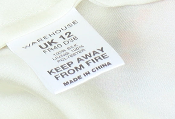 Warehouse Women’s Multicoloured Silk A-Line Dress