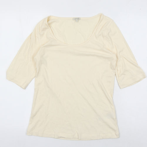 Jigsaw Women's Beige XL Basic T-Shirt