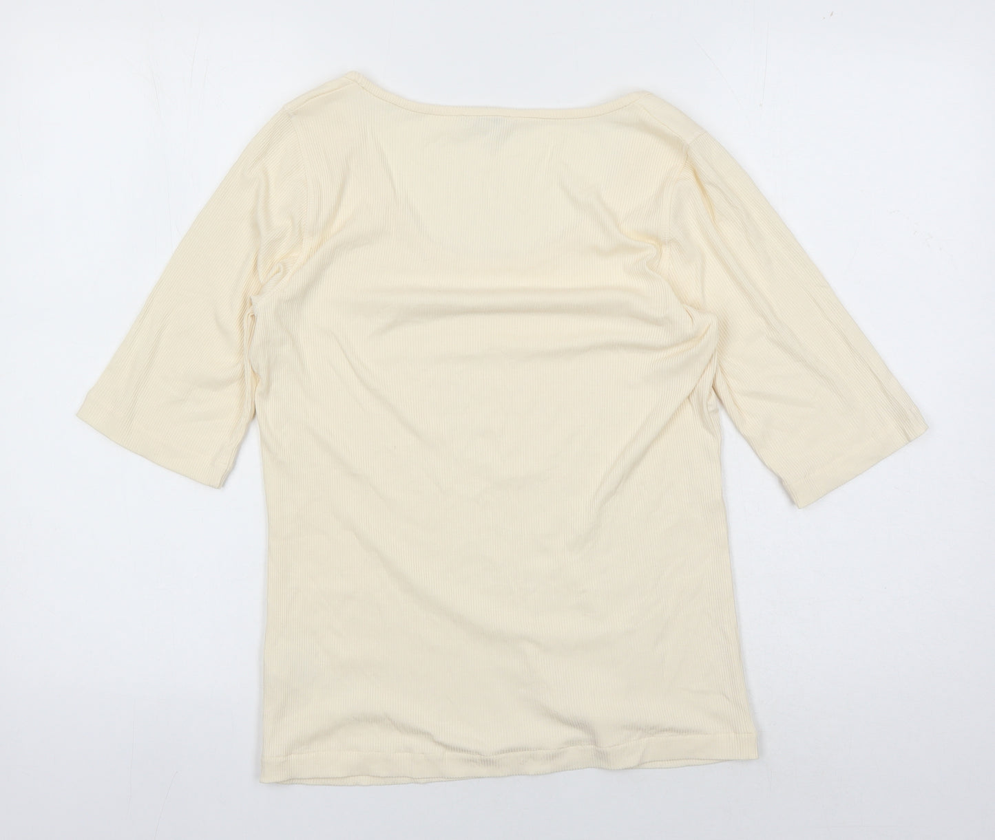 Jigsaw Women's Beige XL Basic T-Shirt
