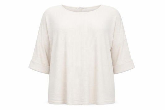 Front view of Apricot Women's Beige jumper, size 18