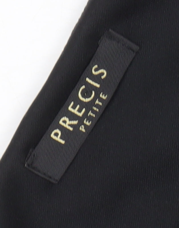 Precis Petite Women's Black Floral Dress, Size 18