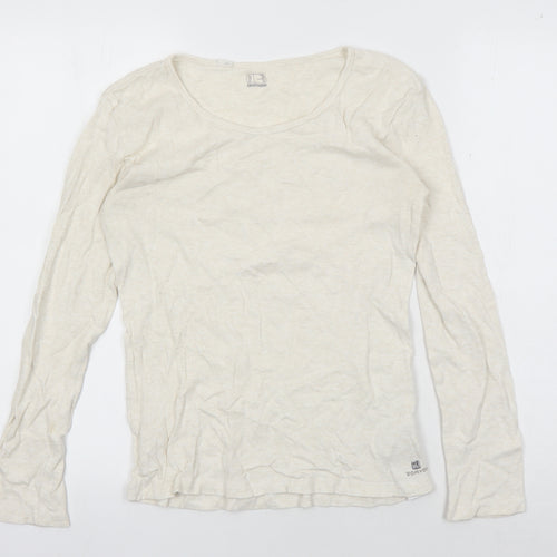 Decathlon Women Beige Basic Jersey Top XL