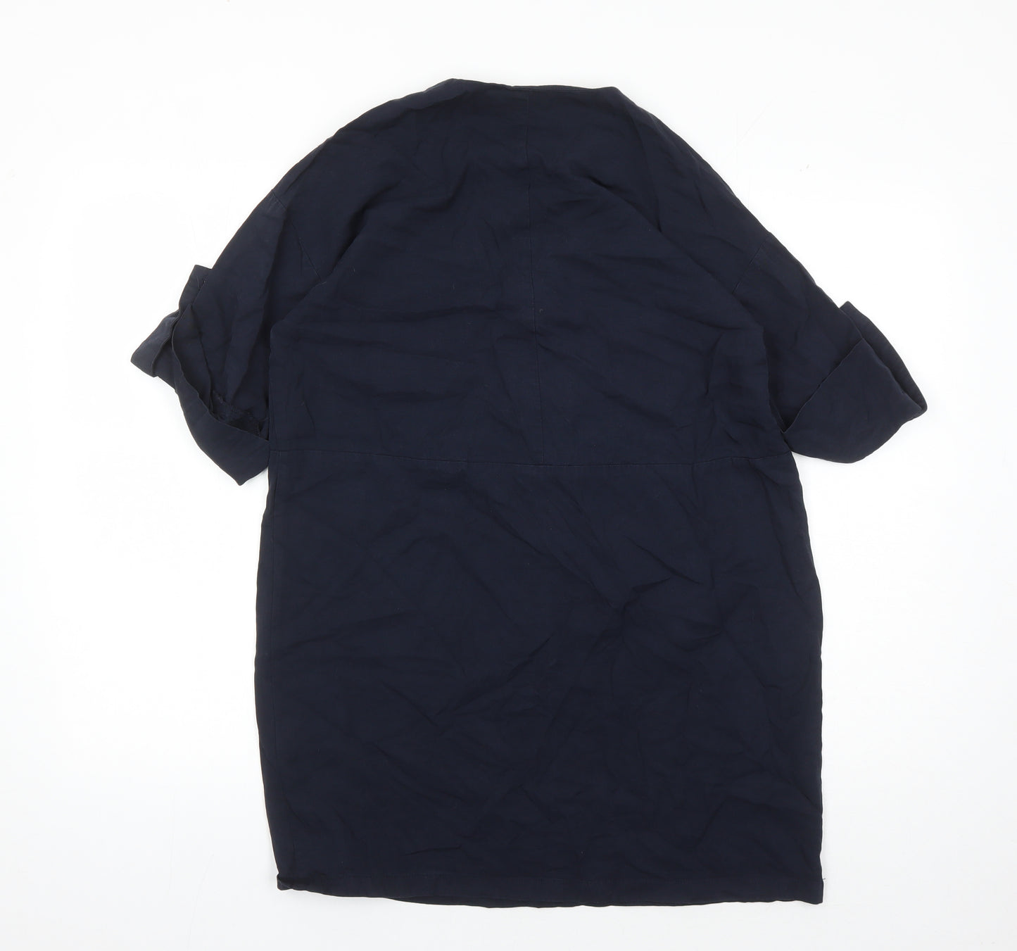 Warehouse Blue Shift Dress, Women, Size 10, Casual, Half Sleeve