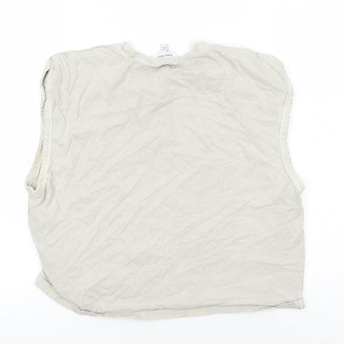 & Other Stories Women's Beige Sleeveless Cotton Tank