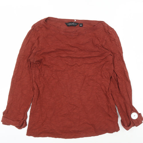 Dorothy Perkins Women's Red Boat Neck Top, Size 8