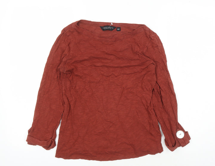 Dorothy Perkins Women's Red Boat Neck Top, Size 8