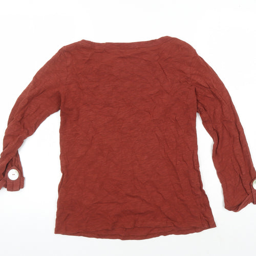 Dorothy Perkins Women's Red Boat Neck Top, Size 8