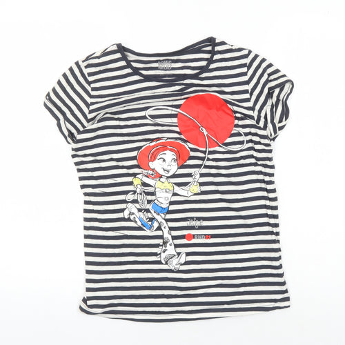 Comic Relief Women's Multicoloured Stripe T-Shirt S