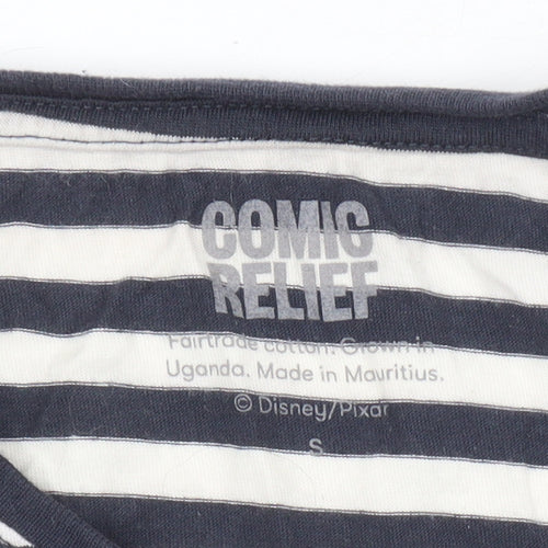 Comic Relief Women's Multicoloured Stripe T-Shirt S
