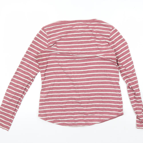Fat Face Women's Red Striped Long Sleeve T-Shirt