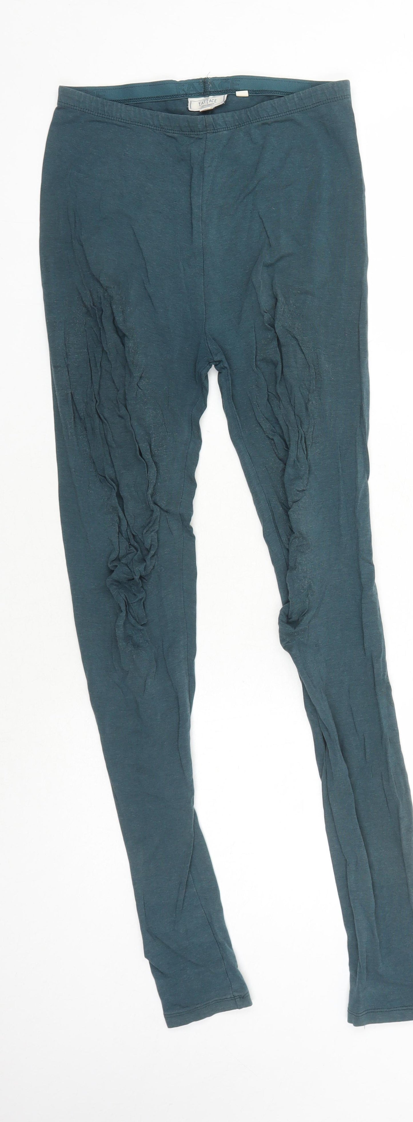 Fat Face Women's Green Modal Leggings UK 18