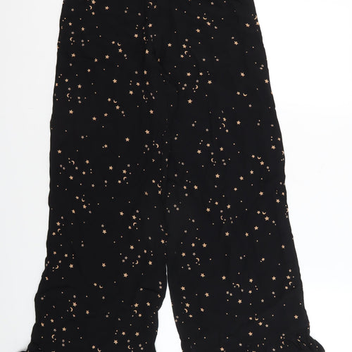 Nobody's Child Women's Black Wide-Leg Trousers Size 6