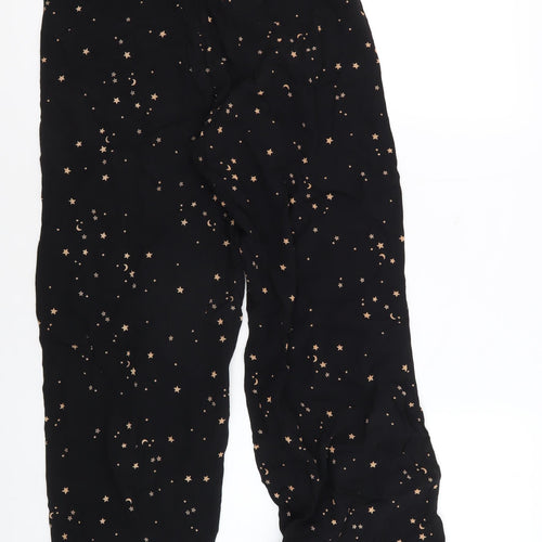 Nobody's Child Women's Black Wide-Leg Trousers Size 6