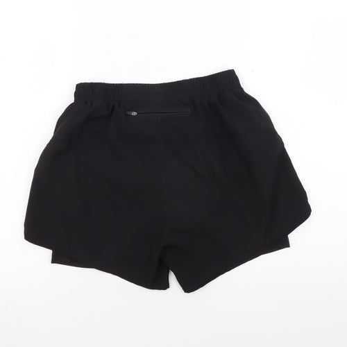 Arsuxeo Unisex Black Athletic Shorts M