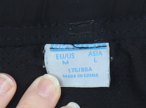 Arsuxeo Unisex Black Athletic Shorts M