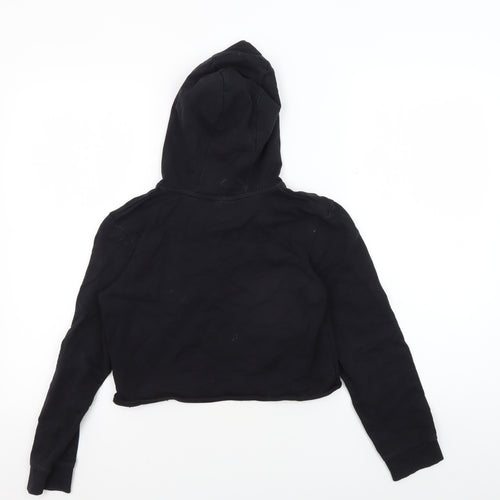 M&Co Girls Black Friends Pullover Hoodie 12 Years