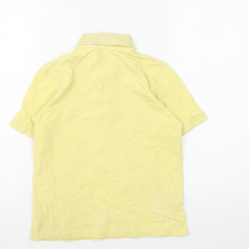 Timberland Boys Yellow XS Polo Shirt Short Sleeve Collared