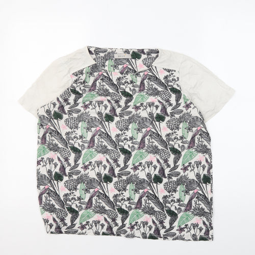 Marks & Spencer Women Ivory T-Shirt Size 14