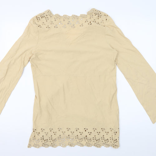 Banana Republic Women's Beige Tunic Blouse, Size S