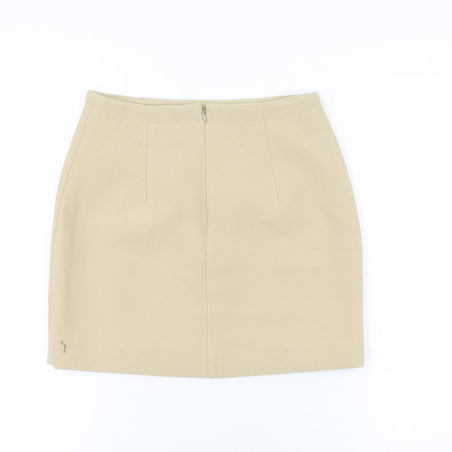 H&M Women's Beige Pencil Skirt Size 8