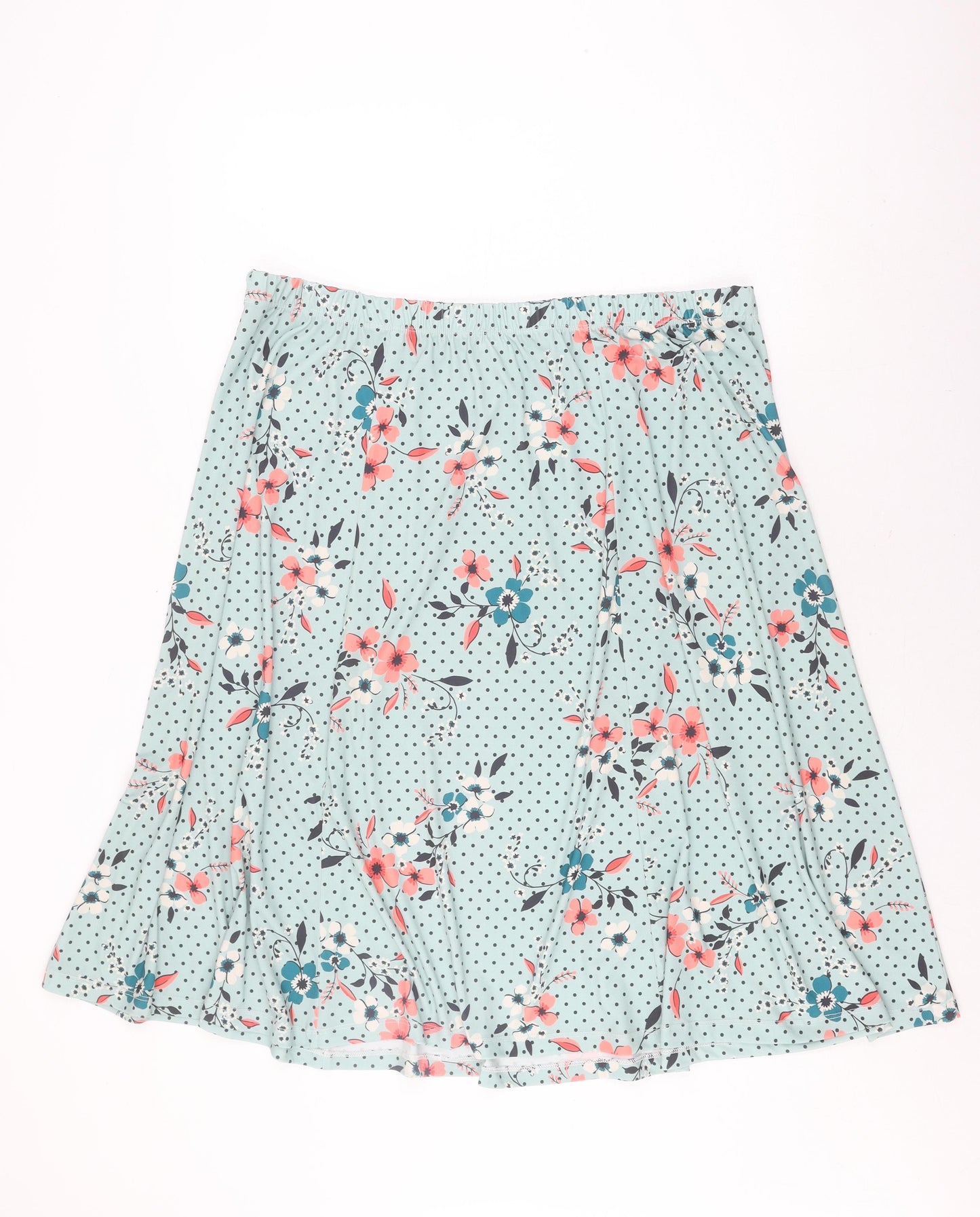 Damart Women's Multicoloured A-Line Skirt Size 24