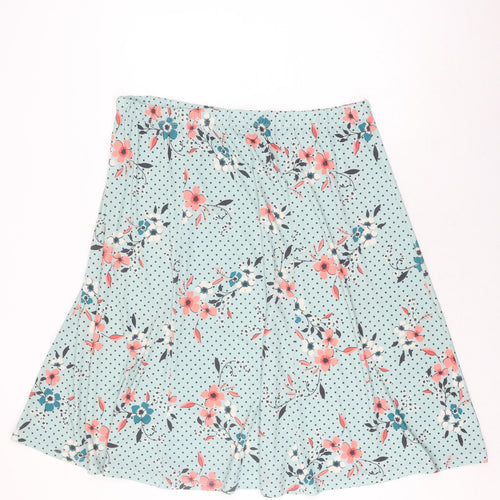 Damart Women's Multicoloured A-Line Skirt Size 24