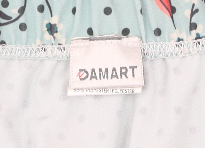 Damart Women's Multicoloured A-Line Skirt Size 24