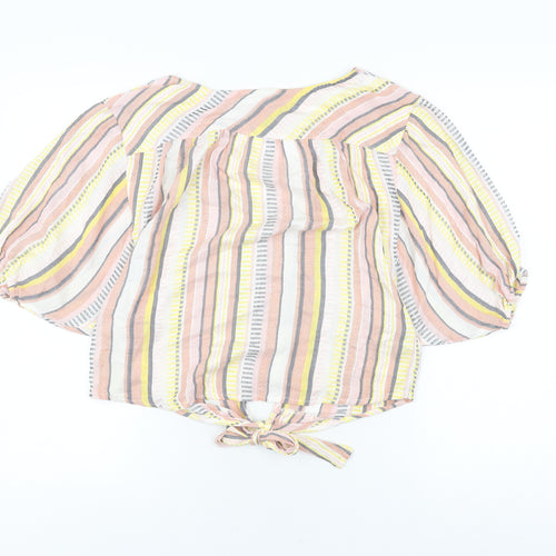 Dizzy Lizzy Women’s Multicoloured Striped Top S