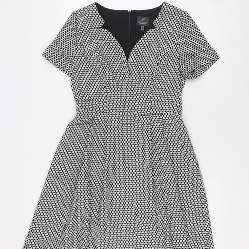 Adrianna Papell Women's Black Fit & Flare Dress Size 12