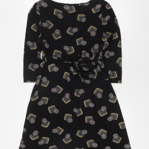 Monsoon Women's Black Dress Size 12 Viscose Blend