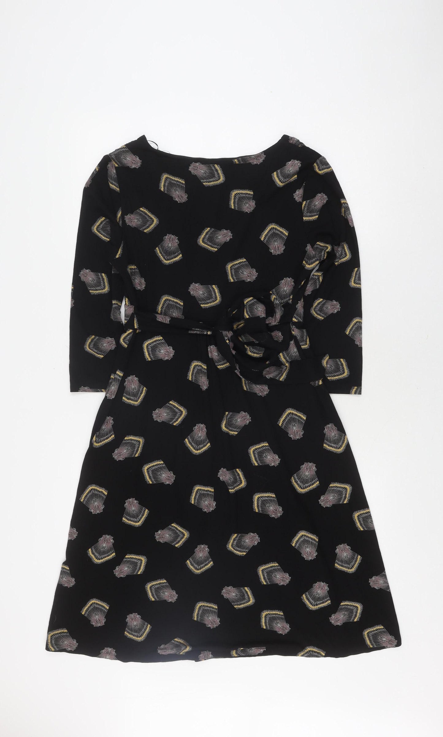 Monsoon Women's Black Dress Size 12 Viscose Blend